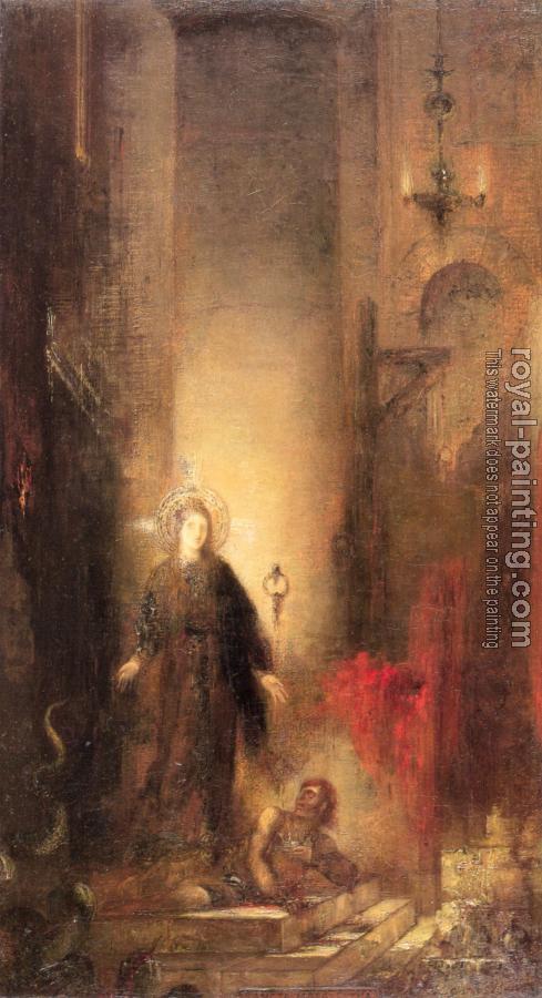 Gustave Moreau : Saint Margaret Gustave Moreau : Saint Margaret